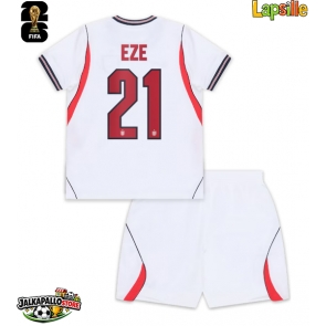 Englanti Eberechi Eze #21 Kotipaita Lapsille MM-kisat 2026 Lyhythihainen (+ shortsit)